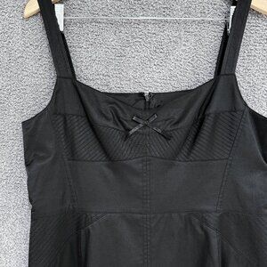 Banana Republic Bustier / Corset embroidered black dress